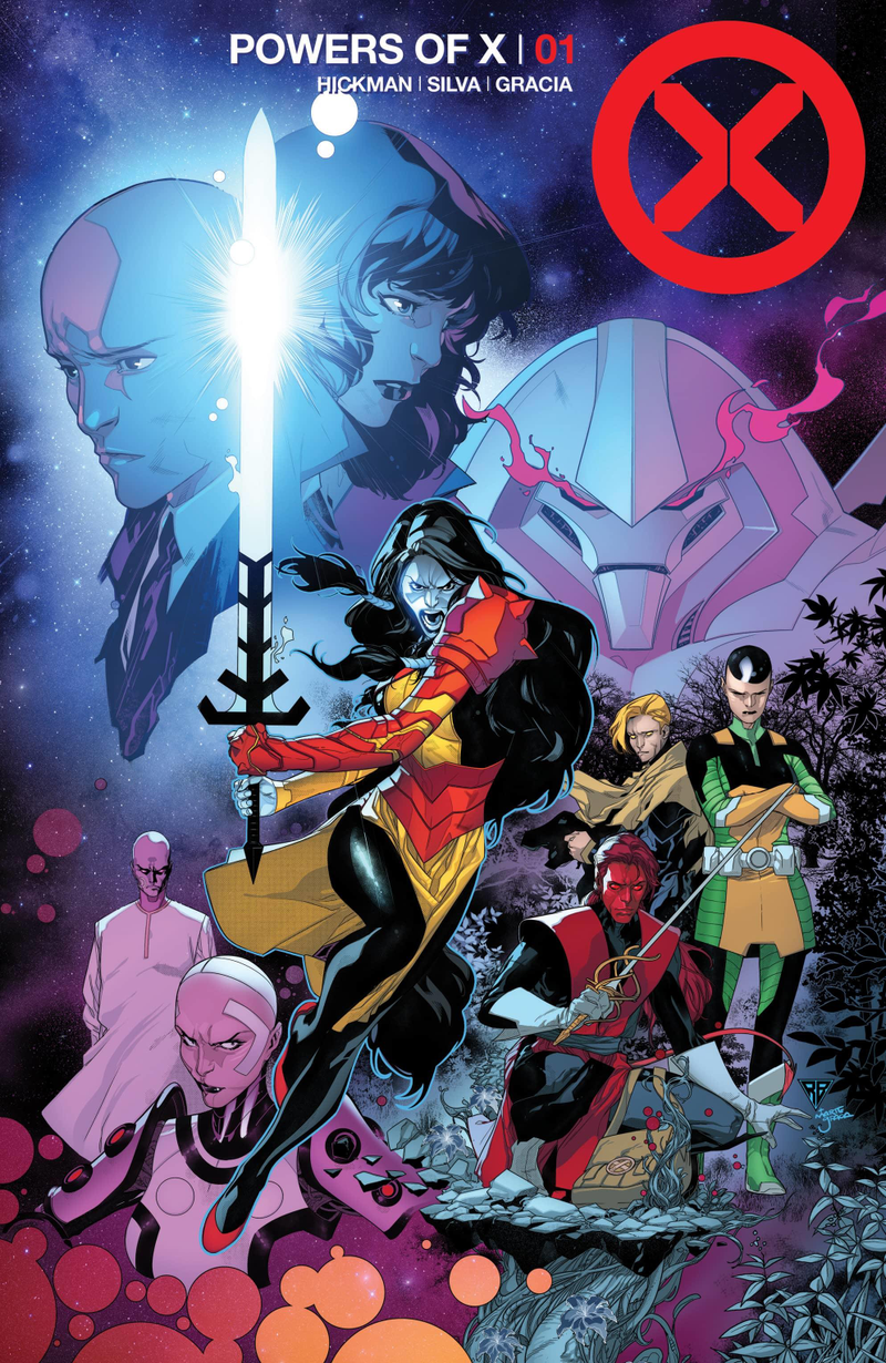 The cover of Powers of X #1.